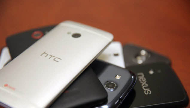 best 2014 smartphones-pile