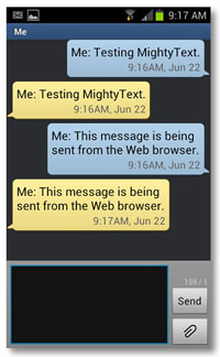 mightytext android