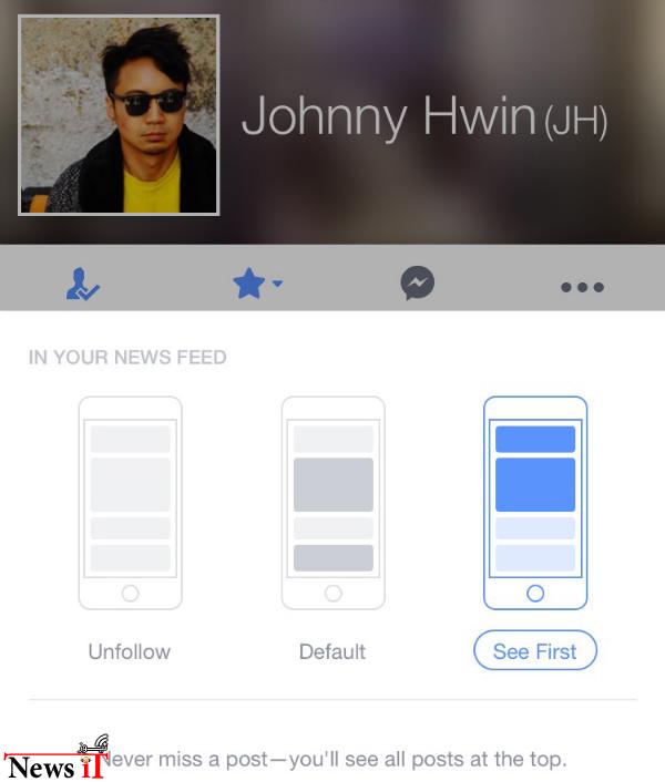 فیسبوک قابلیت جدیدی به نام «See First» را در فید خبری خود مورد آزمایش قرار می دهد